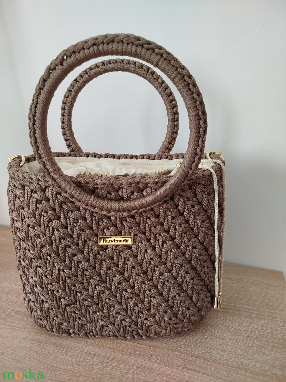 Horgolt kézi táska - táska & tok - kézitáska & válltáska - kézitáska - Meska.hu