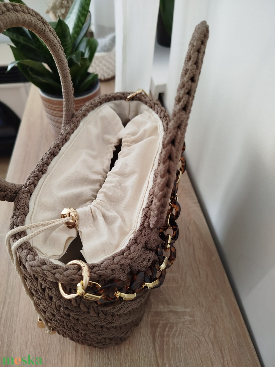 Horgolt kézi táska - táska & tok - kézitáska & válltáska - kézitáska - Meska.hu