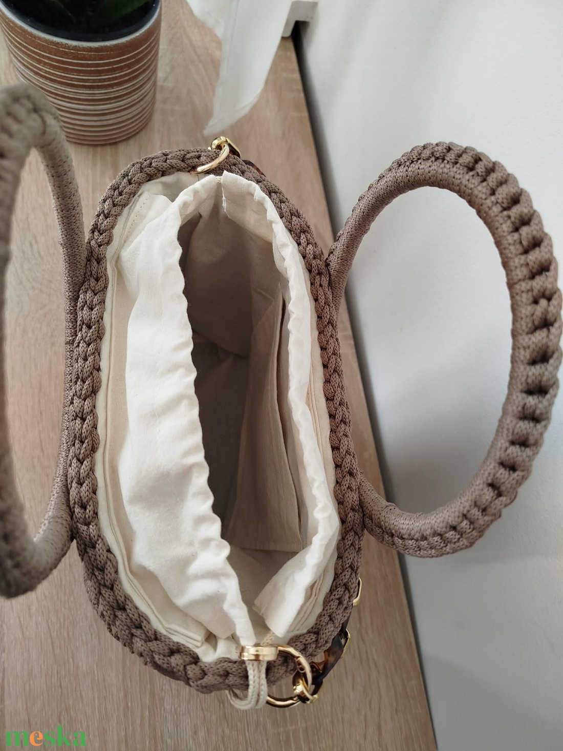 Horgolt kézi táska - táska & tok - kézitáska & válltáska - kézitáska - Meska.hu