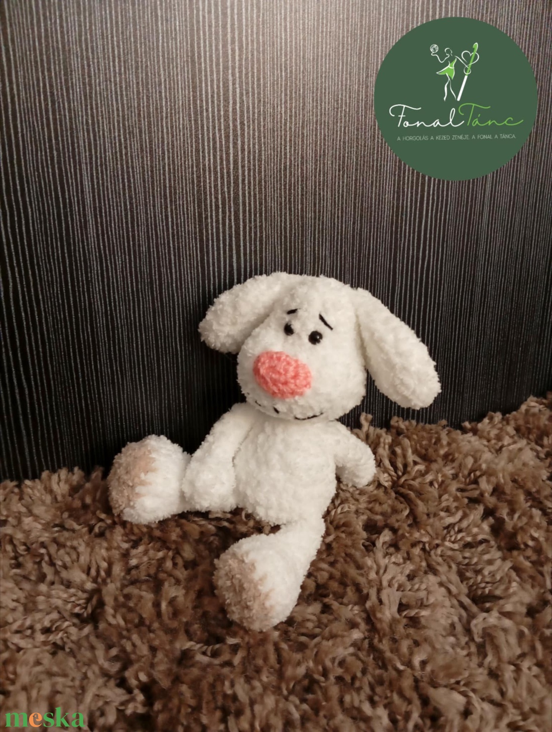 Horgolt kutyus - játék & sport - plüssállat & játékfigura - kutya - Meska.hu