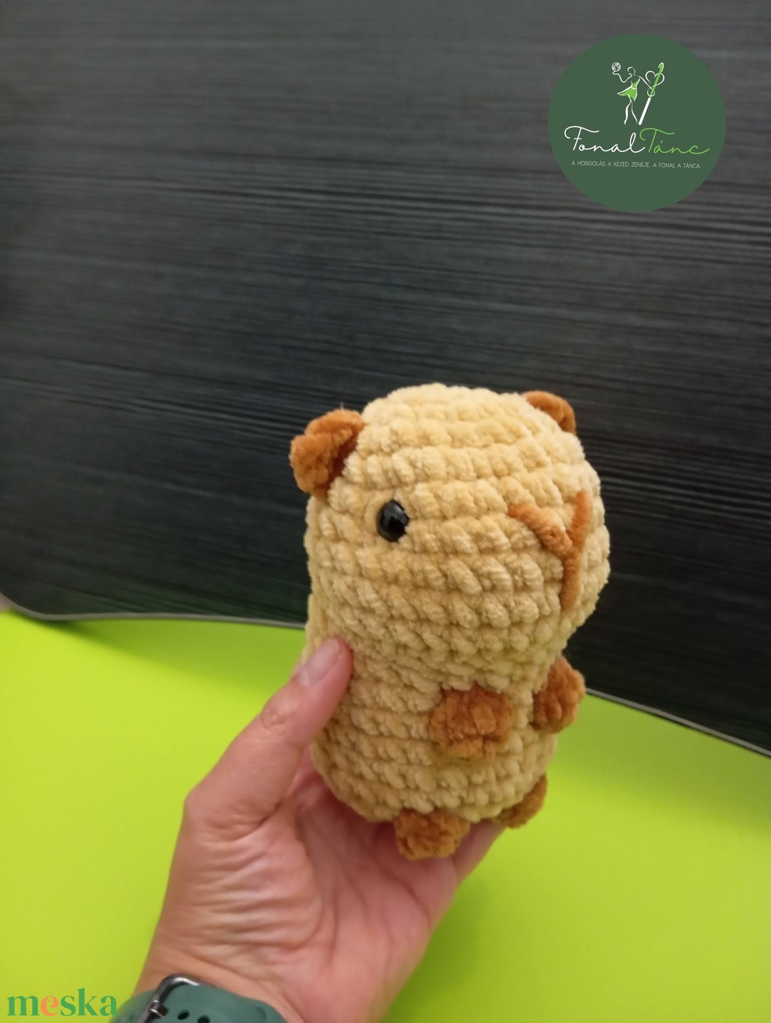 Kapibara plüss - játék & sport - plüssállat & játékfigura - kapibara - Meska.hu