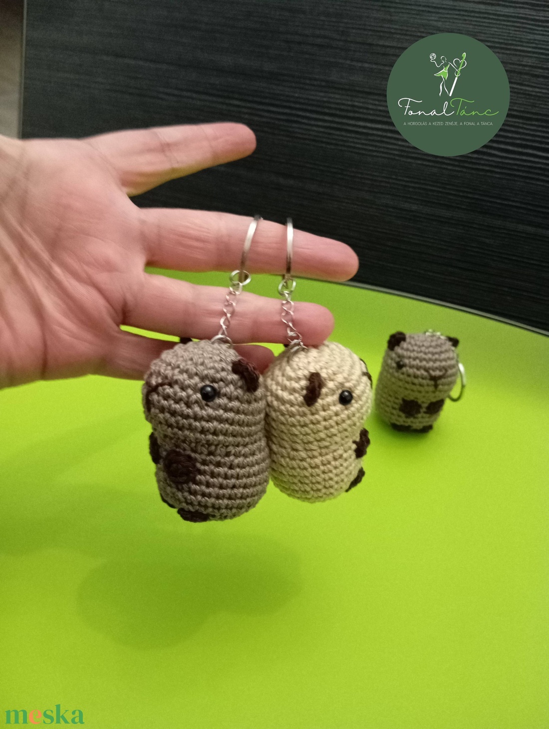 Kapibara kulcstartó - táska & tok - kulcstartó & táskadísz - kulcstartó - Meska.hu