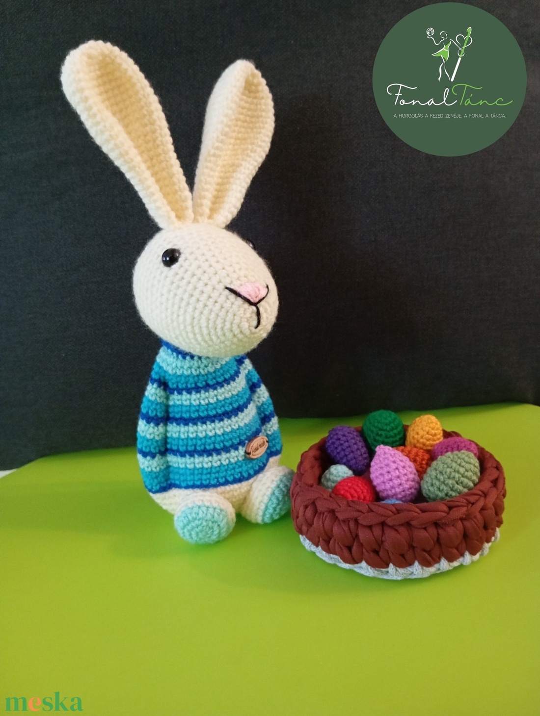 Húsvéti nyuszi - játék & sport - plüssállat & játékfigura - nyuszi - Meska.hu