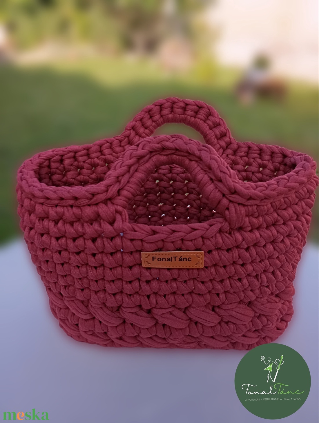 Elegáns horgolt táska - táska & tok - kézitáska & válltáska - alkalmi táska - Meska.hu