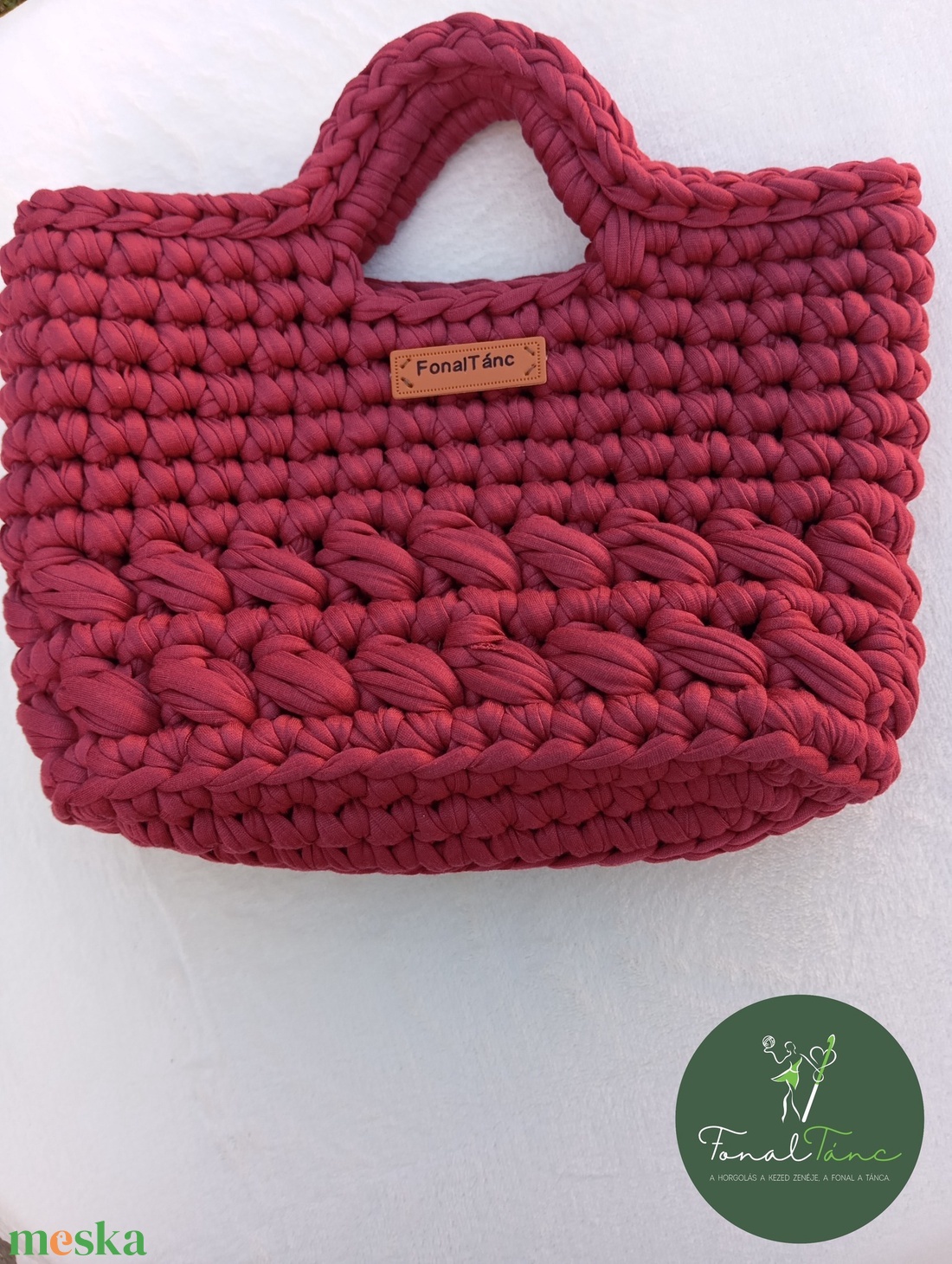 Elegáns horgolt táska - táska & tok - kézitáska & válltáska - alkalmi táska - Meska.hu