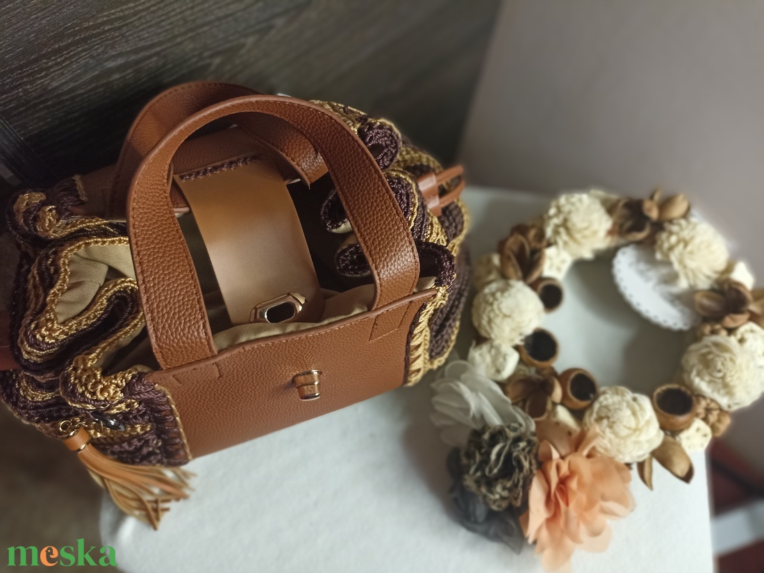 M�zfonat � elegáns, összehúzható táska ajd�kba  - táska & tok - kézitáska & válltáska - alkalmi táska - Meska.hu