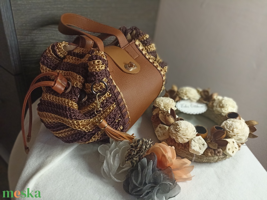 M�zfonat � elegáns, összehúzható táska ajd�kba  - táska & tok - kézitáska & válltáska - alkalmi táska - Meska.hu