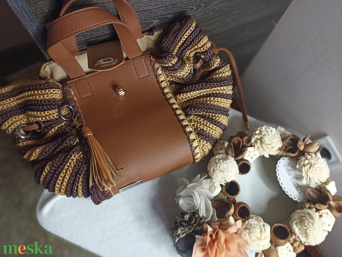 M�zfonat � elegáns, összehúzható táska ajd�kba  - táska & tok - kézitáska & válltáska - alkalmi táska - Meska.hu