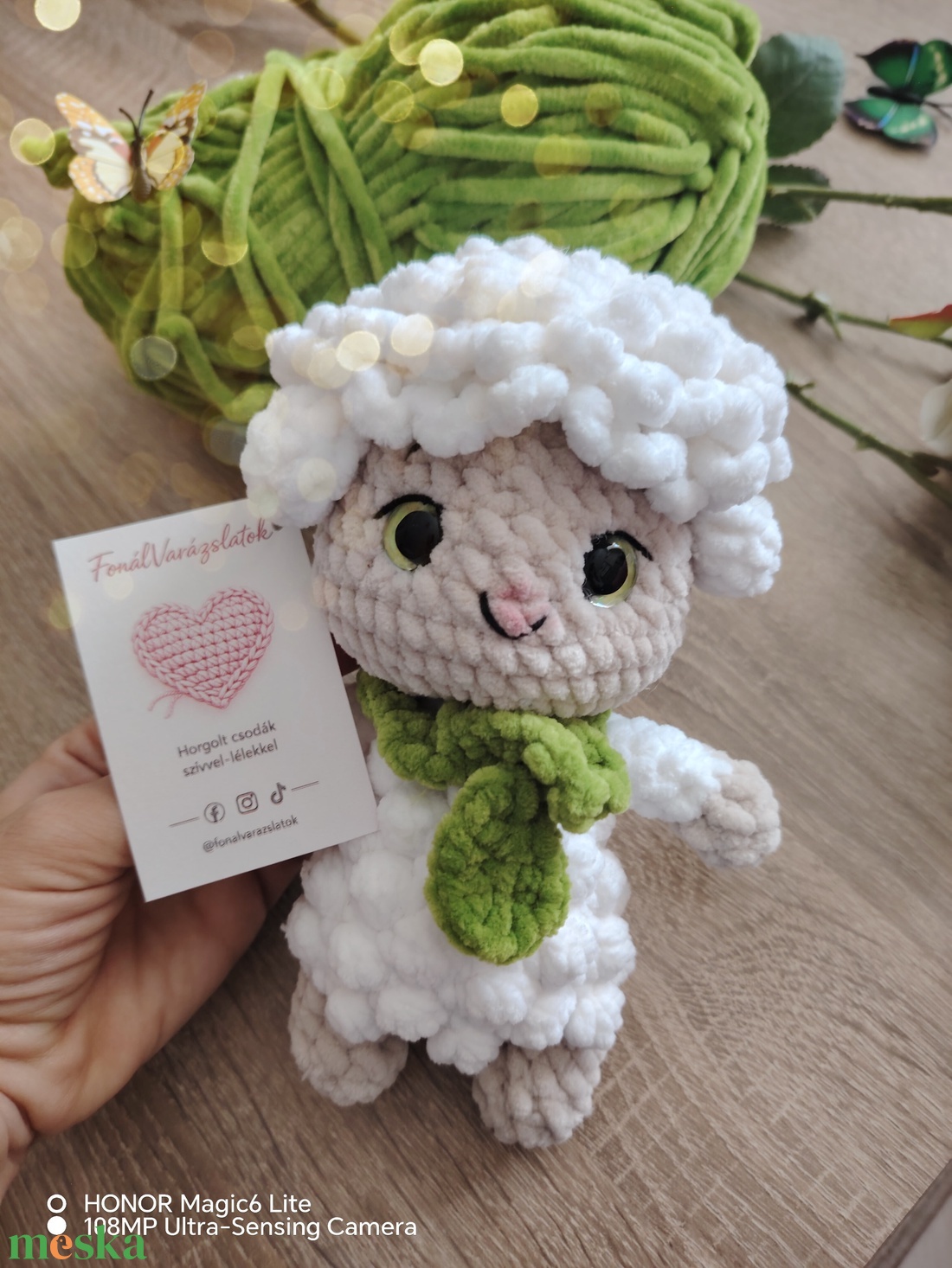 Horgolt bárány  - játék & sport - plüssállat & játékfigura - más figura - Meska.hu