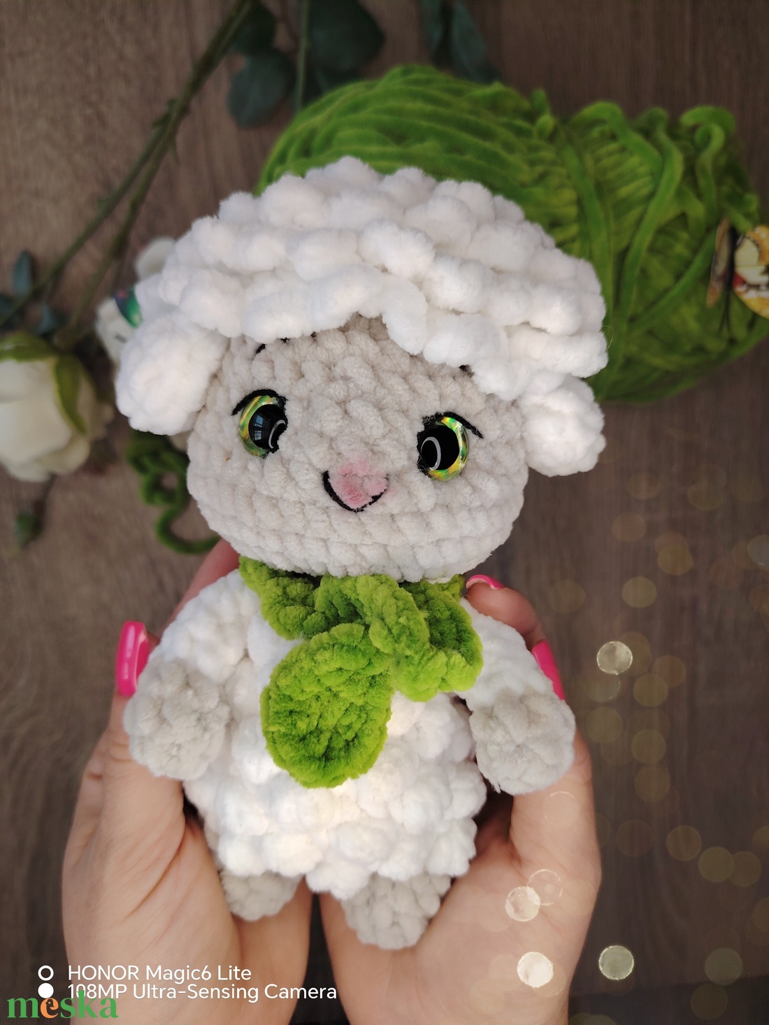 Horgolt bárány  - játék & sport - plüssállat & játékfigura - más figura - Meska.hu