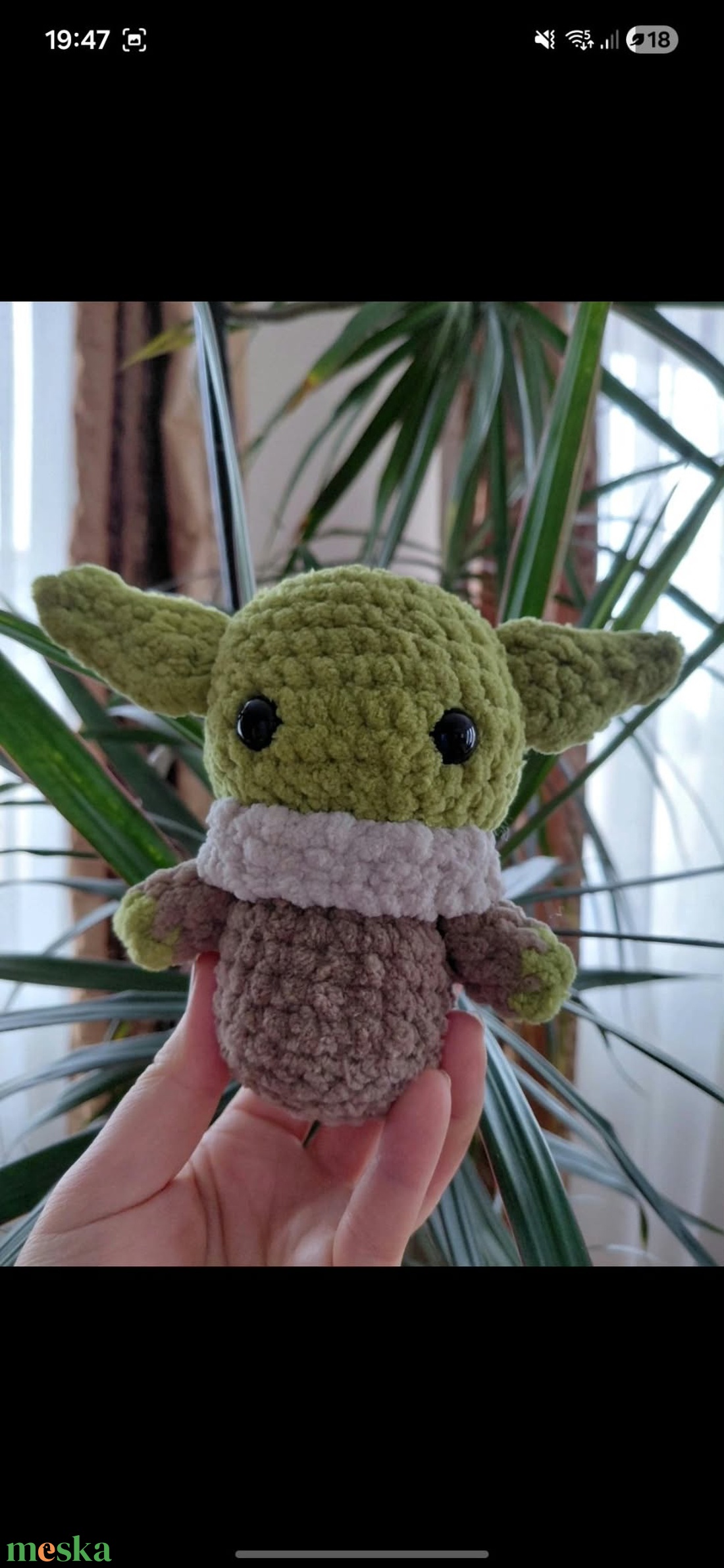 Baby yoda inspiráció - játék & sport - plüssállat & játékfigura - robot & gép - Meska.hu
