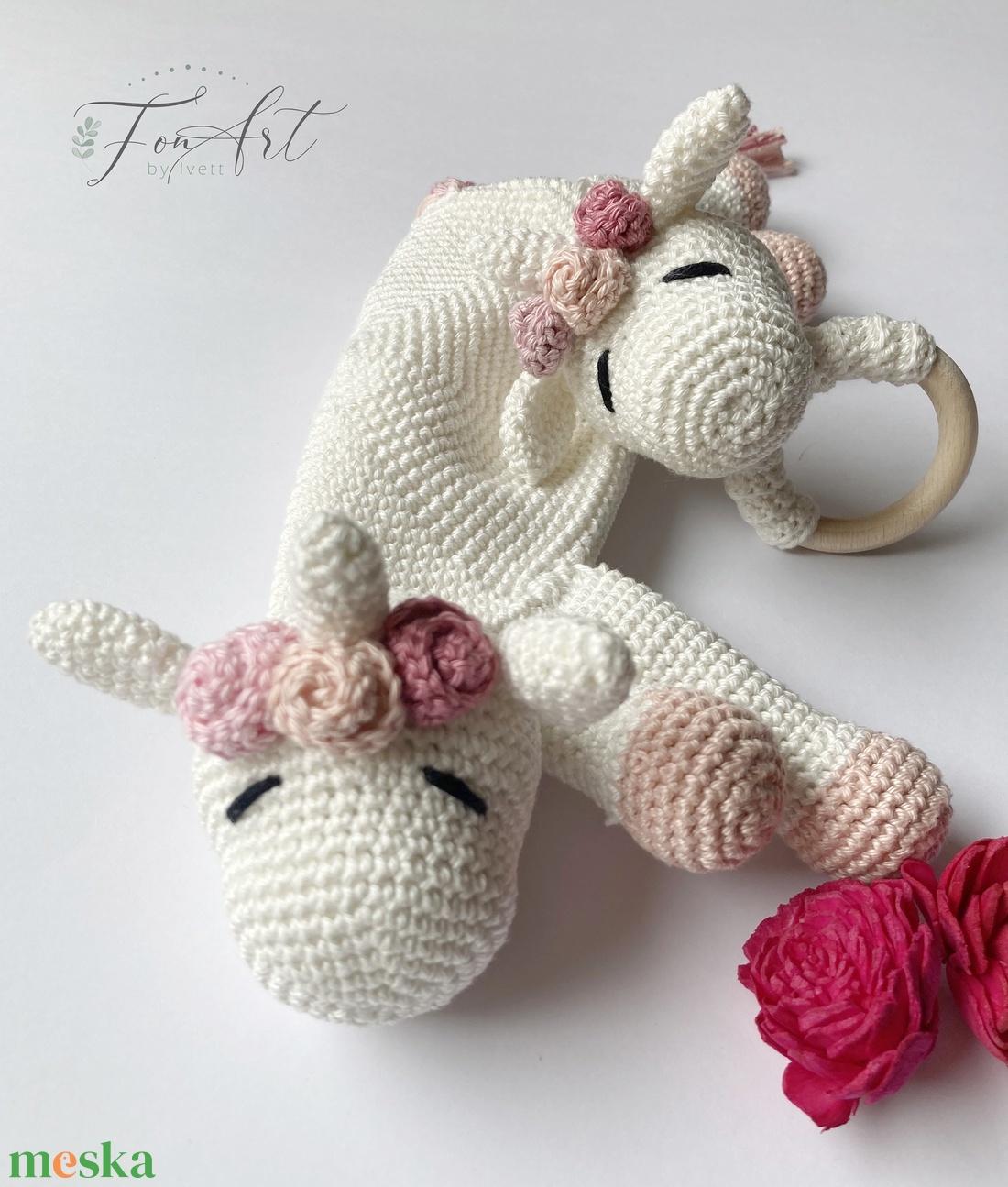 Unikornis amigurumi szett - játék & sport - Meska.hu