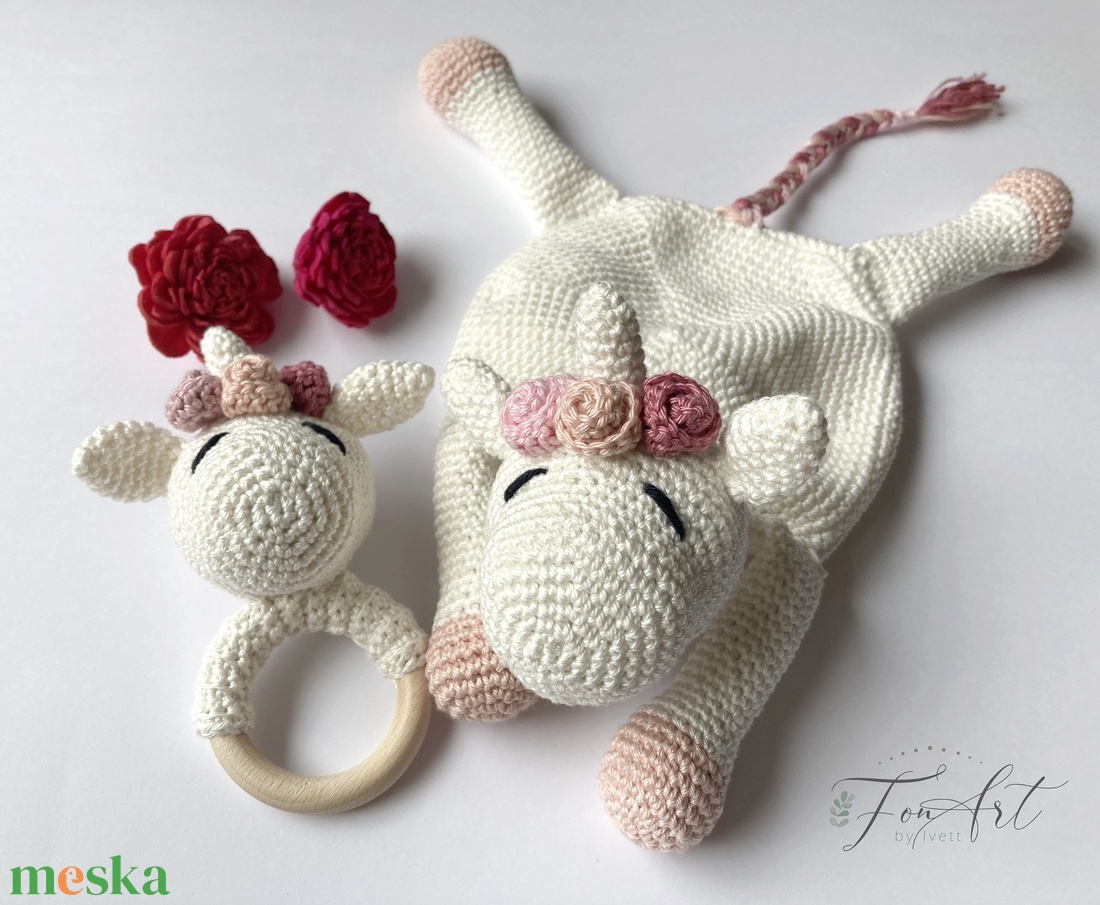 Unikornis amigurumi szett - játék & sport - Meska.hu