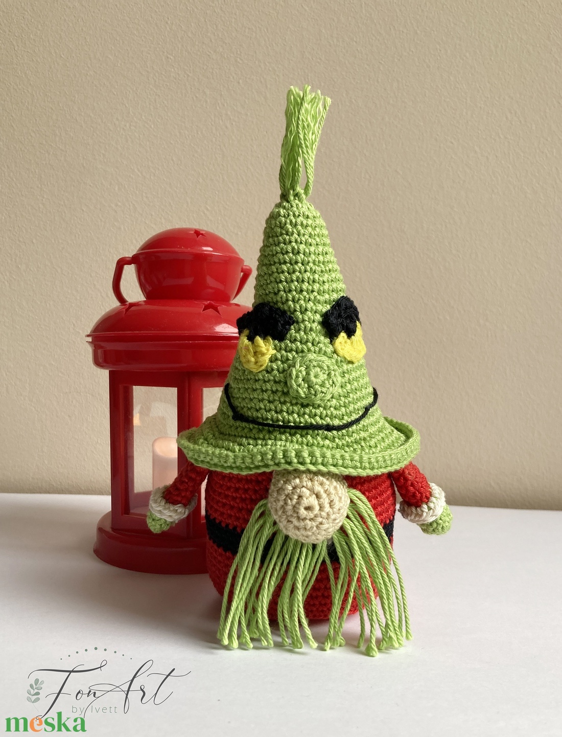 Amigurumi Grincs - otthon & életmód - dekoráció - manók - Meska.hu