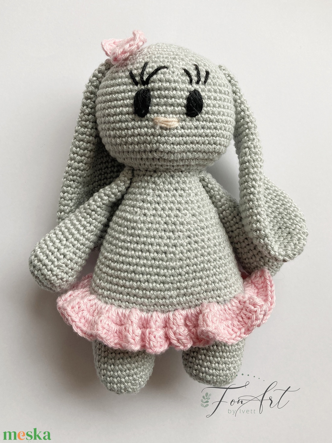 Amigurumi nyuszi - játék & sport - 3 éves kor alattiaknak - alvóka & rongyi - Meska.hu