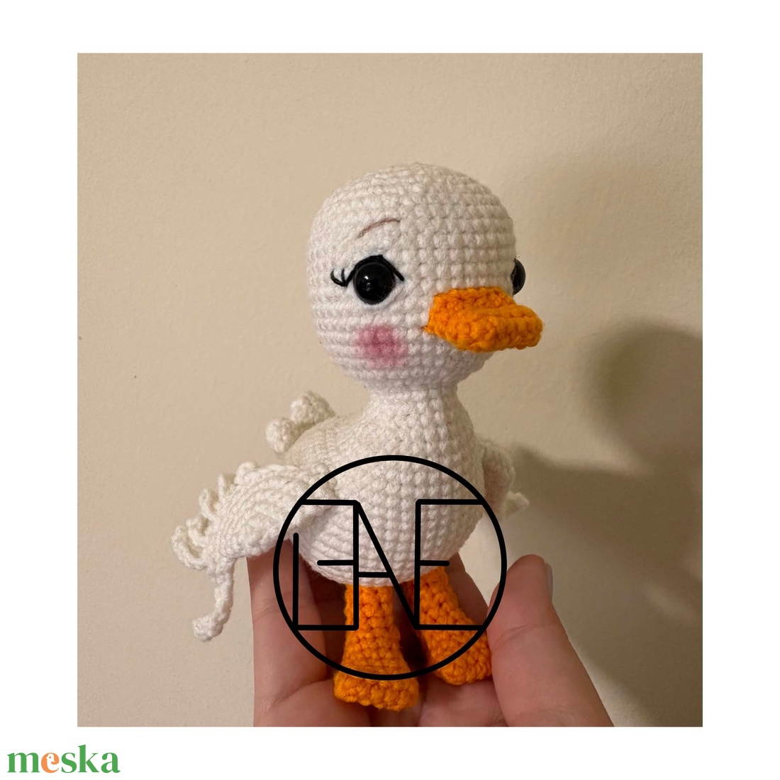 Csámpi a kacsa- amigurumi horgolásminta - diy (csináld magad) - szabásminta, útmutató - horgolási minta - Meska.hu