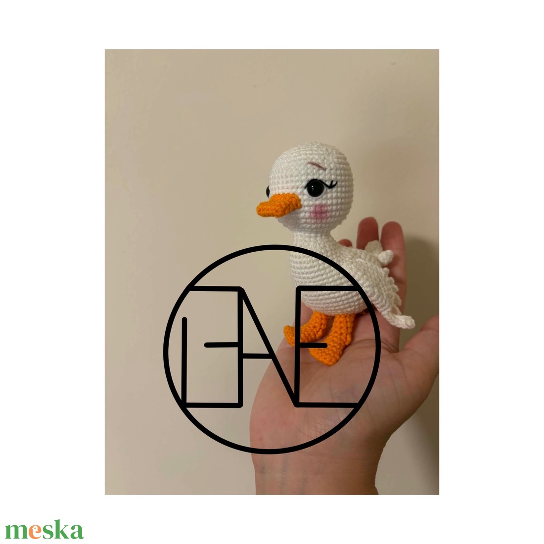 Csámpi a kacsa- amigurumi horgolásminta - diy (csináld magad) - szabásminta, útmutató - horgolási minta - Meska.hu