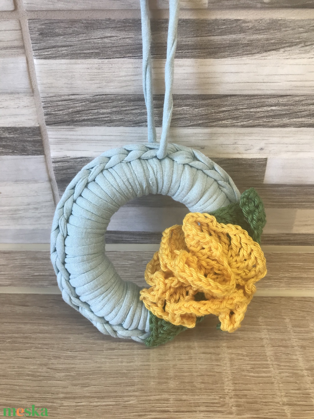 Virágos kicsi ajtó dísz - otthon & életmód - dekoráció - ajtó- és ablak dekoráció - ajtódísz & kopogtató - Meska.hu