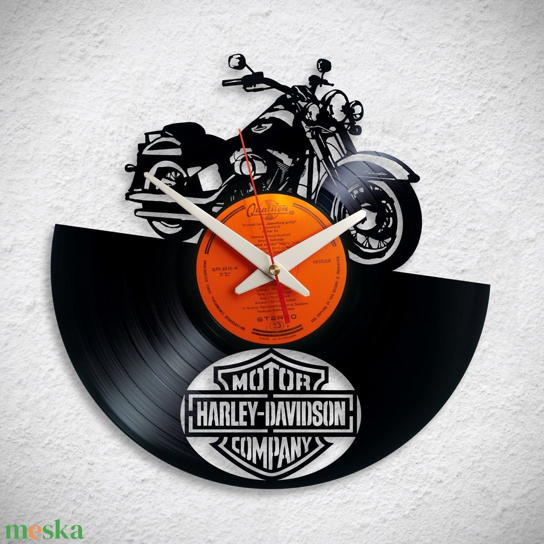 Harley Davidson - Bakelit falióra - otthon & életmód - dekoráció - fali és függő dekoráció - falióra & óra - Meska.hu Harley Davidson - Bakelit falióra - otthon & életmód - dekoráció - fali és függő dekoráció - falióra & óra - Meska.hu