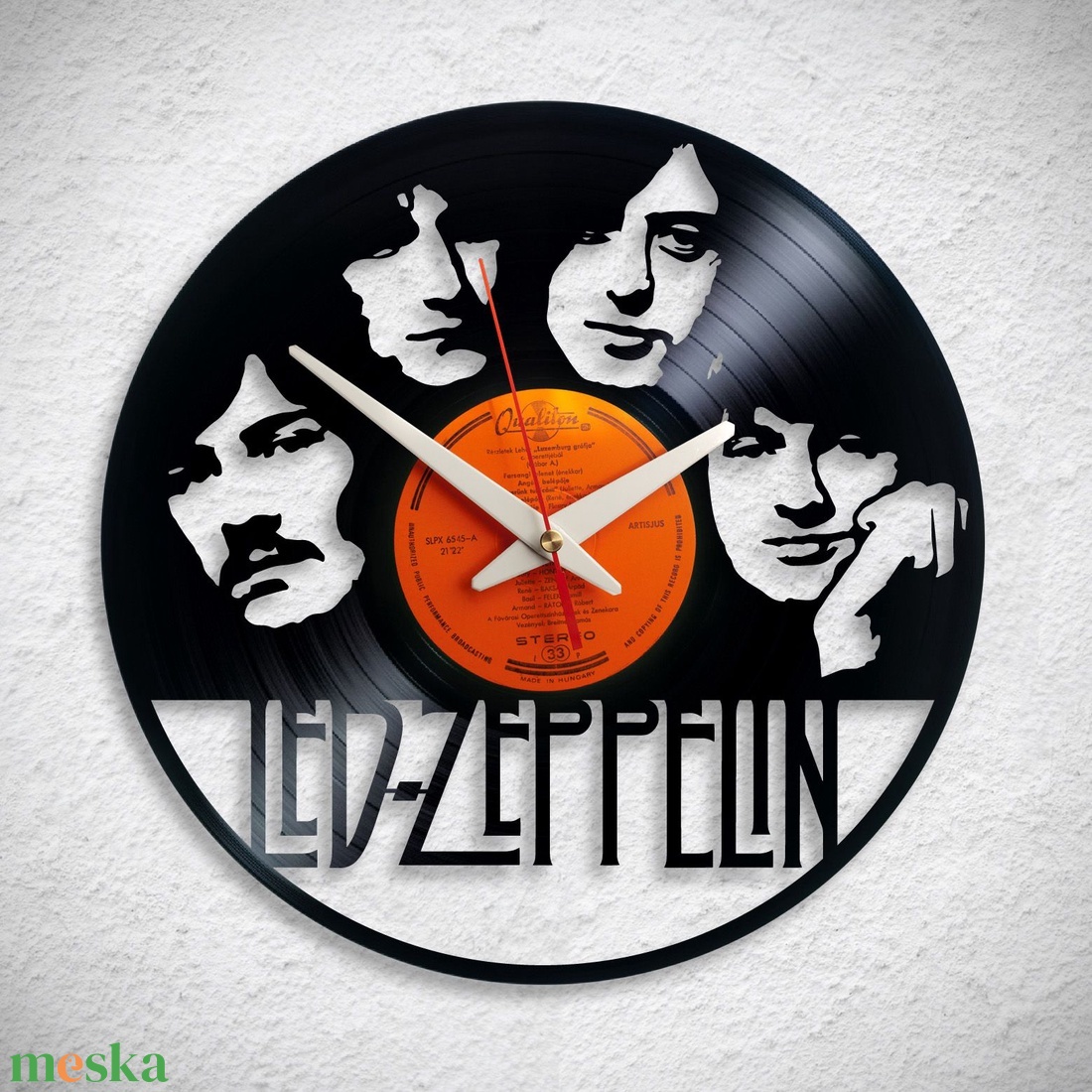 Led Zeppelin - Bakelit falióra - otthon & életmód - dekoráció - fali és függő dekoráció - falióra & óra - Meska.hu
