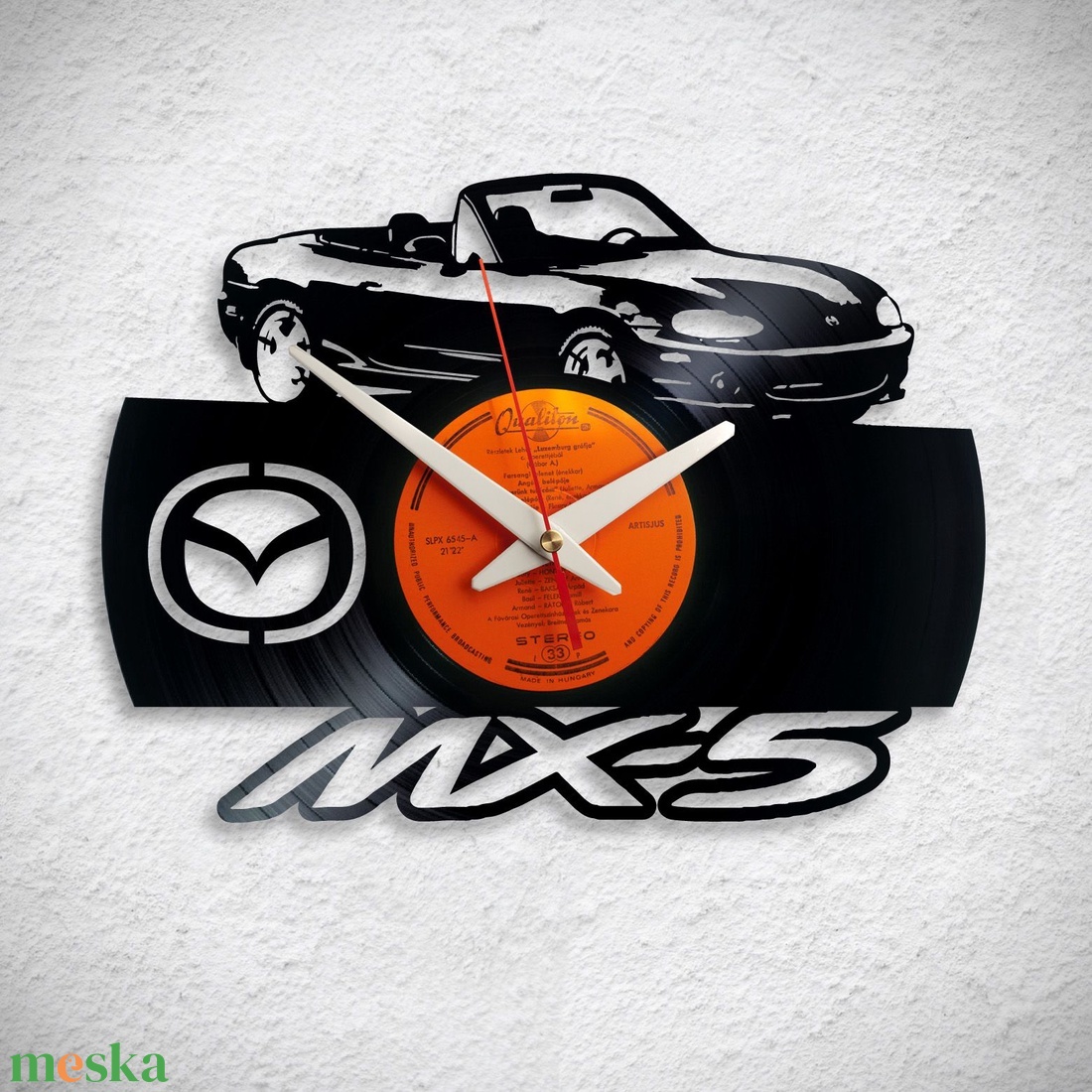 Mazda MX-5 - Bakelit falióra - otthon & életmód - dekoráció - fali és függő dekoráció - falióra & óra - Meska.hu Mazda MX-5 - Bakelit falióra - otthon & életmód - dekoráció - fali és függő dekoráció - falióra & óra - Meska.hu