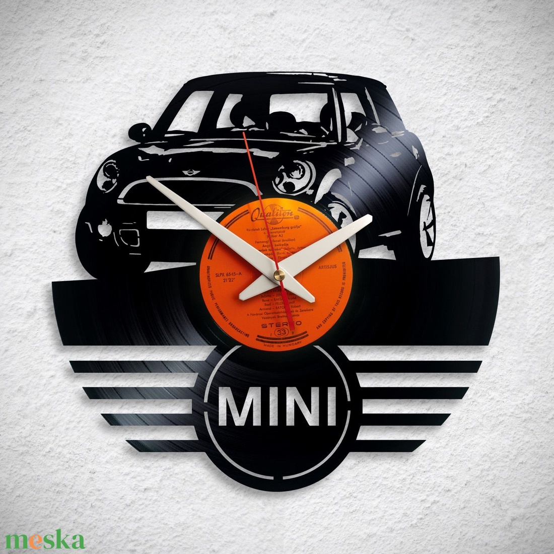 Mini Morris - Bakelit falióra - otthon & életmód - dekoráció - fali és függő dekoráció - falióra & óra - Meska.hu