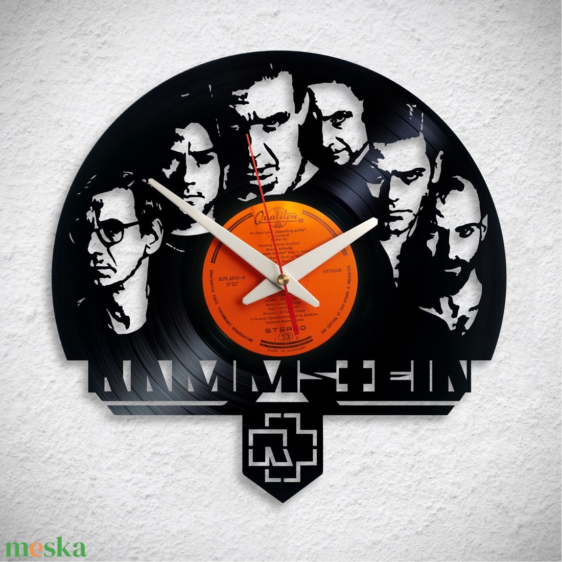 Rammstein - Bakelit falióra - otthon & életmód - dekoráció - fali és függő dekoráció - falióra & óra - Meska.hu Rammstein - Bakelit falióra - otthon & életmód - dekoráció - fali és függő dekoráció - falióra & óra - Meska.hu