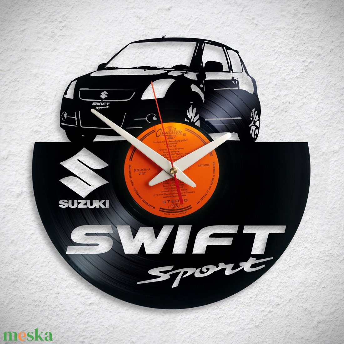 Suzuki Swift Sport No2 - Bakelit falióra - otthon & lakás - dekoráció - fali és függő dekoráció - falióra & óra - Meska.hu