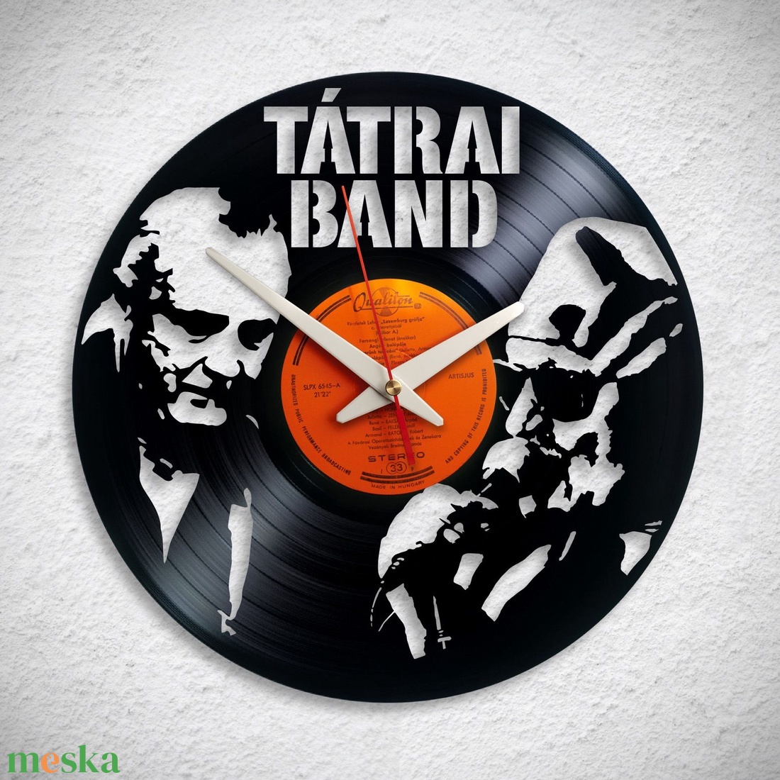 Tátrai Band- Bakelit falióra - otthon & életmód - dekoráció - fali és függő dekoráció - falióra & óra - Meska.hu