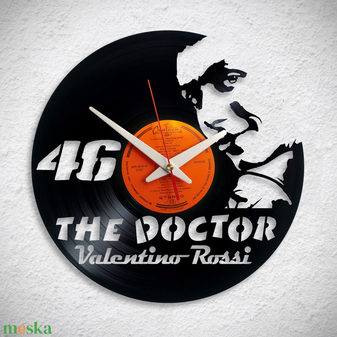 Valentino Rossi - The Doctor - Bakelit falióra - otthon & lakás - dekoráció - fali és függő dekoráció - falióra & óra - Meska.hu Valentino Rossi - The Doctor - Bakelit falióra - otthon & lakás - dekoráció - fali és függő dekoráció - falióra & óra - Meska.hu