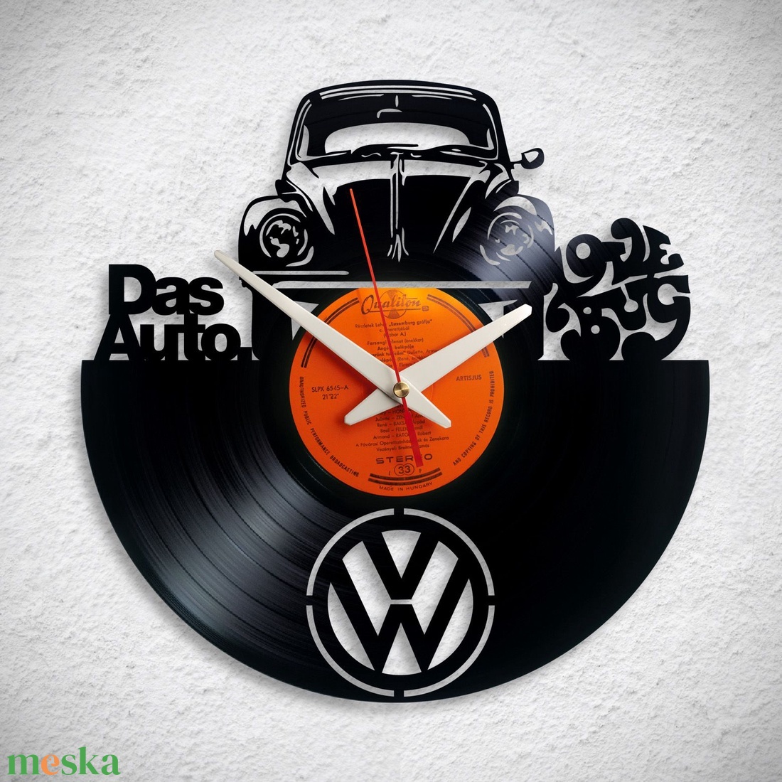VW Bogár No1 - Bakelit falióra - otthon & életmód - dekoráció - fali és függő dekoráció - falióra & óra - Meska.hu VW Bogár No1 - Bakelit falióra - otthon & életmód - dekoráció - fali és függő dekoráció - falióra & óra - Meska.hu