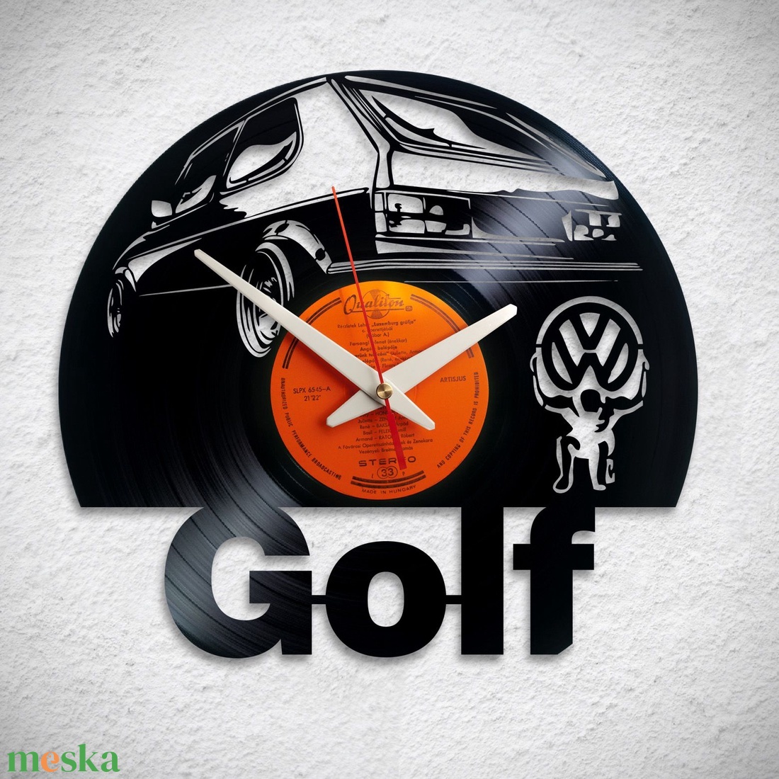 VW Golf - többféle - Bakelit falióra - otthon & életmód - dekoráció - fali és függő dekoráció - falióra & óra - Meska.hu VW Golf - többféle - Bakelit falióra - otthon & életmód - dekoráció - fali és függő dekoráció - falióra & óra - Meska.hu