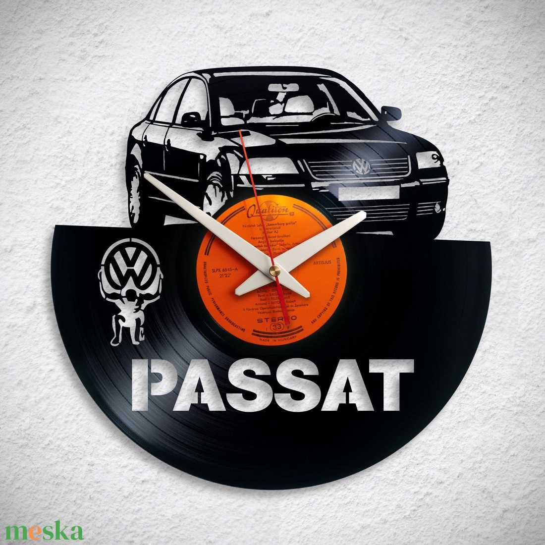 VW Passat - Bakelit falióra - otthon & életmód - dekoráció - fali és függő dekoráció - falióra & óra - Meska.hu