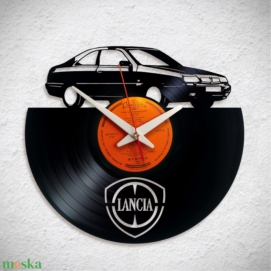 Lancia Kappa Coupe - Bakelit falióra - otthon & lakás - dekoráció - fali és függő dekoráció - falióra & óra - Meska.hu