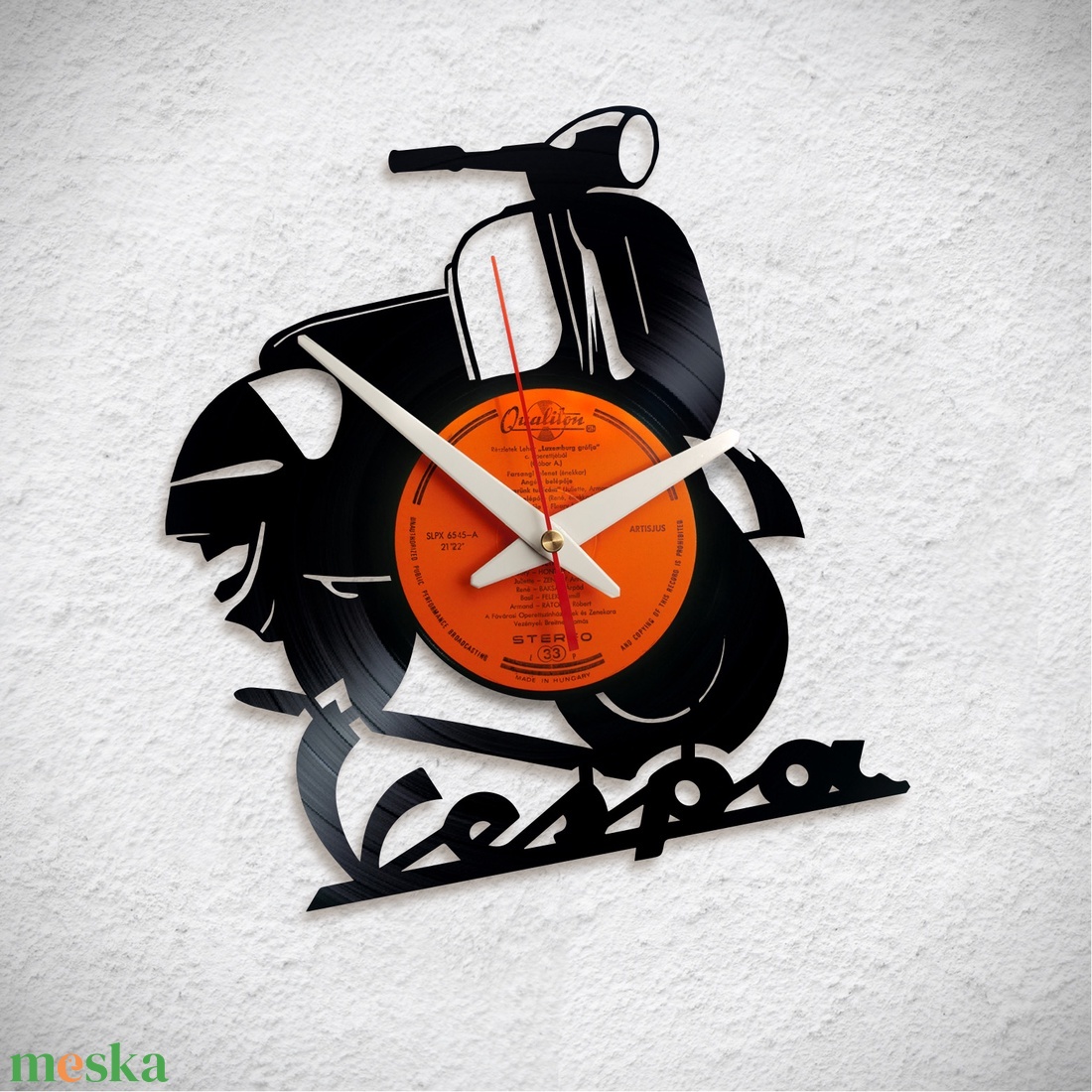 Vespa - Bakelit falióra - otthon & életmód - dekoráció - fali és függő dekoráció - falióra & óra - Meska.hu Vespa - Bakelit falióra - otthon & életmód - dekoráció - fali és függő dekoráció - falióra & óra - Meska.hu