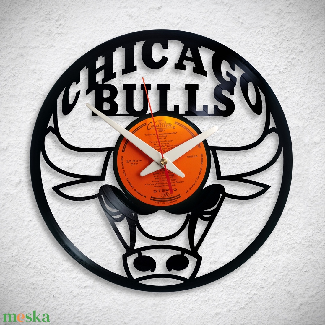 Chicago Bulls - Bakelit falióra - otthon & lakás - dekoráció - fali és függő dekoráció - falióra & óra - Meska.hu Chicago Bulls - Bakelit falióra - otthon & lakás - dekoráció - fali és függő dekoráció - falióra & óra - Meska.hu