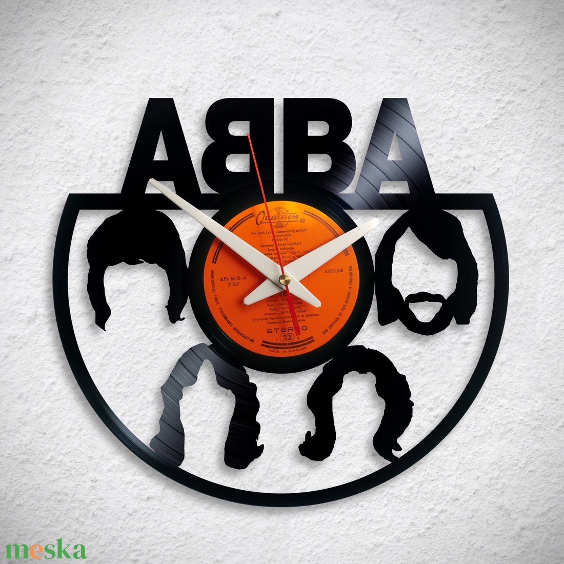ABBA - Bakelit falióra - otthon & életmód - dekoráció - fali és függő dekoráció - falióra & óra - Meska.hu ABBA - Bakelit falióra - otthon & életmód - dekoráció - fali és függő dekoráció - falióra & óra - Meska.hu