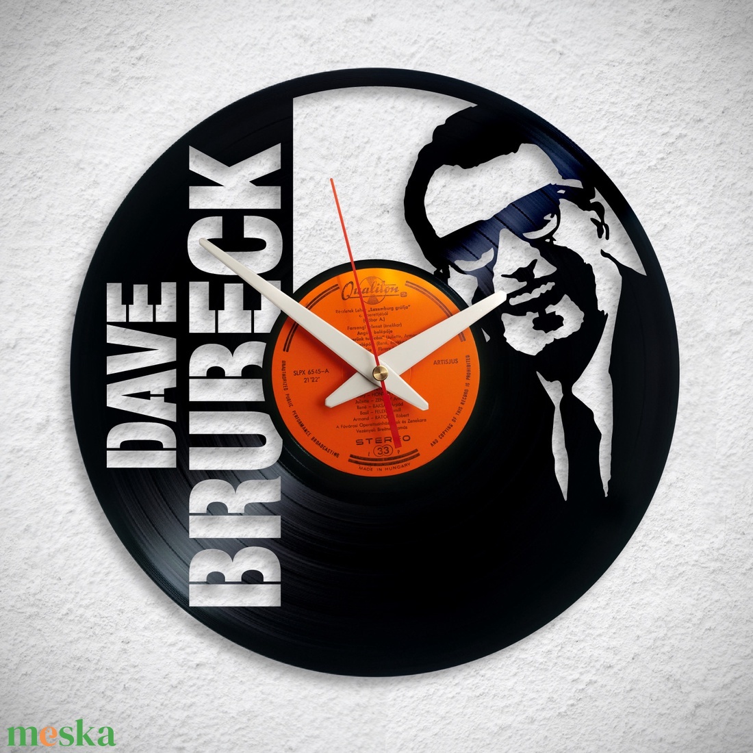 Dave Brubeck - Jazz - Bakelit falióra - otthon & életmód - dekoráció - fali és függő dekoráció - falióra & óra - Meska.hu Dave Brubeck - Jazz - Bakelit falióra - otthon & életmód - dekoráció - fali és függő dekoráció - falióra & óra - Meska.hu