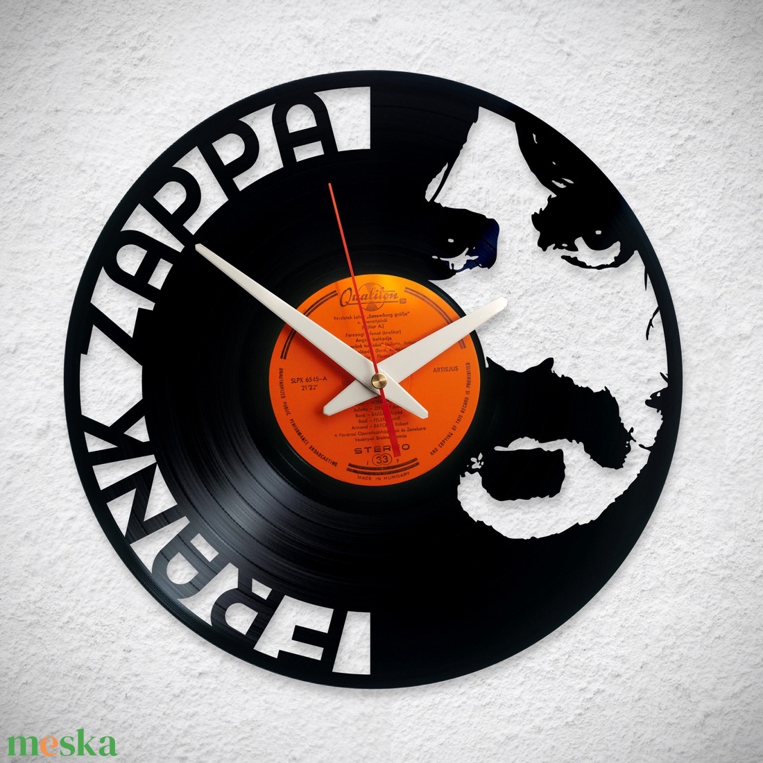 Frank Zappa - Bakelit falióra - otthon & életmód - dekoráció - fali és függő dekoráció - falióra & óra - Meska.hu