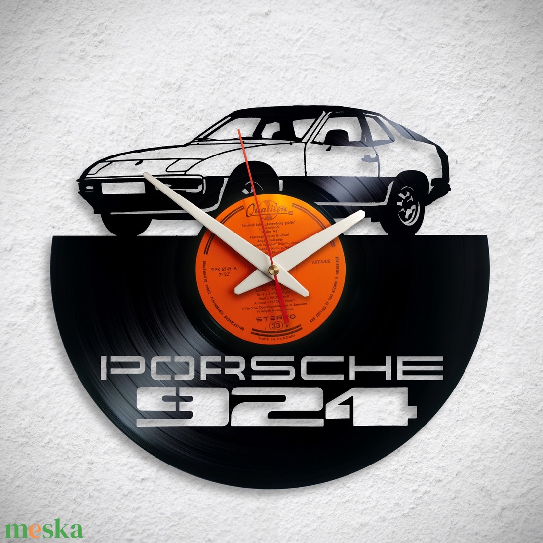 Porsche 924 - Bakelit falióra - otthon & életmód - dekoráció - fali és függő dekoráció - falióra & óra - Meska.hu