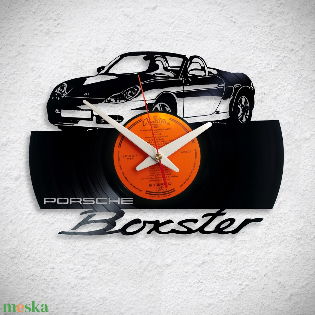 Porsche Boxter - Bakelit falióra - otthon & lakás - dekoráció - fali és függő dekoráció - falióra & óra - Meska.hu