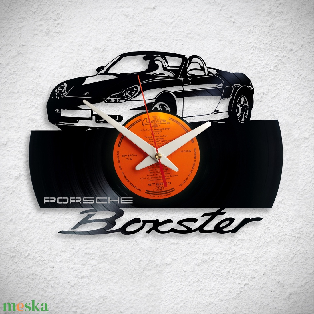 Porsche Boxter - Bakelit falióra - otthon & életmód - dekoráció - fali és függő dekoráció - falióra & óra - Meska.hu Porsche Boxter - Bakelit falióra - otthon & életmód - dekoráció - fali és függő dekoráció - falióra & óra - Meska.hu