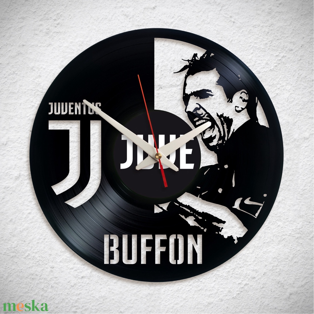 Juventus  Buffon - otthon & lakás - dekoráció - fali és függő dekoráció - falióra & óra - Meska.hu
