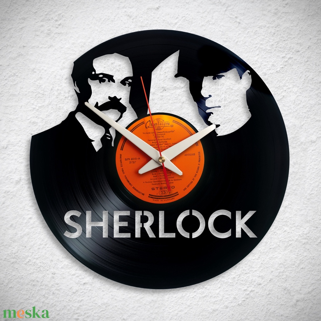 Sherlock - Bakelit falióra - otthon & életmód - dekoráció - fali és függő dekoráció - falióra & óra - Meska.hu Sherlock - Bakelit falióra - otthon & életmód - dekoráció - fali és függő dekoráció - falióra & óra - Meska.hu
