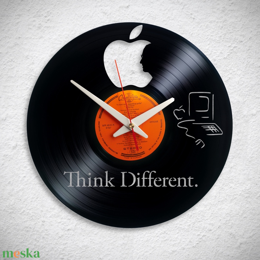 Apple Think Different - Bakelit falióra - otthon & életmód - dekoráció - fali és függő dekoráció - falióra & óra - Meska.hu Apple Think Different - Bakelit falióra - otthon & életmód - dekoráció - fali és függő dekoráció - falióra & óra - Meska.hu