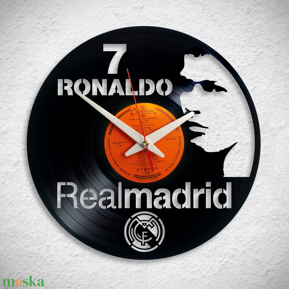 Real Madrid - Ronaldo - Bakelit falióra - otthon & életmód - dekoráció - fali és függő dekoráció - falióra & óra - Meska.hu Real Madrid - Ronaldo - Bakelit falióra - otthon & életmód - dekoráció - fali és függő dekoráció - falióra & óra - Meska.hu