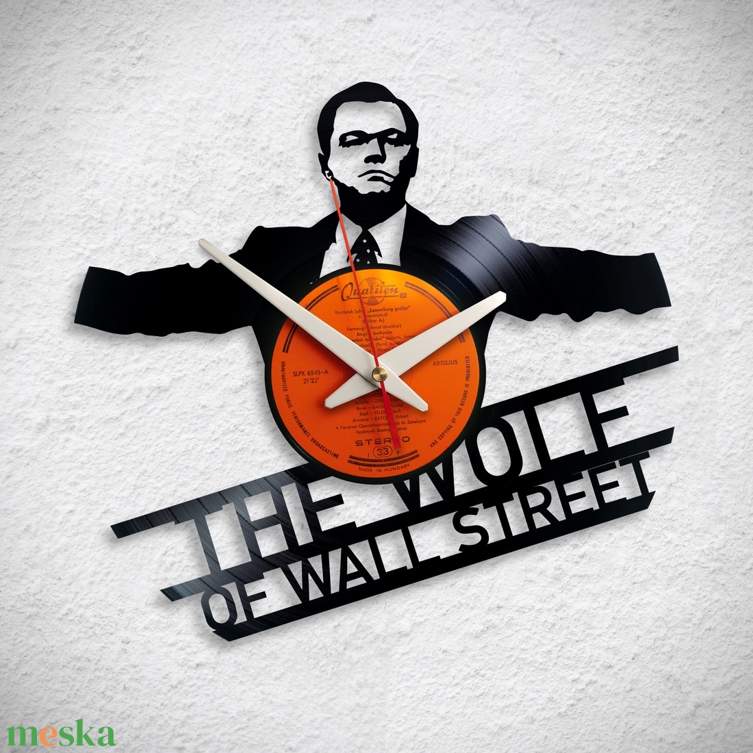 A Wall Street farkasa - Bakelit falióra - otthon & életmód - dekoráció - fali és függő dekoráció - falióra & óra - Meska.hu