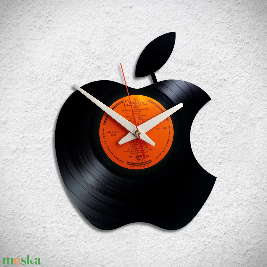 Apple logo - Bakelit falióra - otthon & életmód - dekoráció - fali és függő dekoráció - falióra & óra - Meska.hu Apple logo - Bakelit falióra - otthon & életmód - dekoráció - fali és függő dekoráció - falióra & óra - Meska.hu