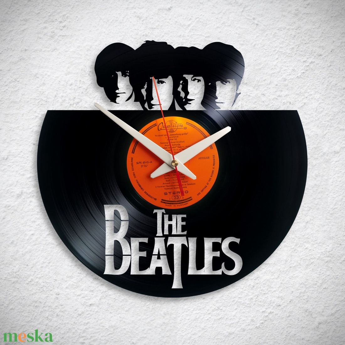 Beatles No3 - Bakelit falióra - otthon & életmód - dekoráció - fali és függő dekoráció - falióra & óra - Meska.hu
