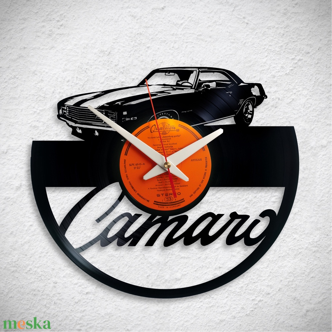 Chevrolet Camaro - Bakelit falióra - otthon & életmód - dekoráció - fali és függő dekoráció - falióra & óra - Meska.hu Chevrolet Camaro - Bakelit falióra - otthon & életmód - dekoráció - fali és függő dekoráció - falióra & óra - Meska.hu